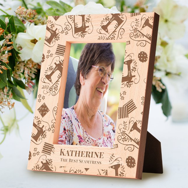 Love Sewing Etched Frames (Love Sewing Machines Design.)