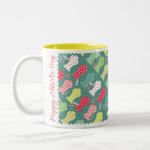Love Sewing Mannequin Teal Two-Tone Coffee Mug