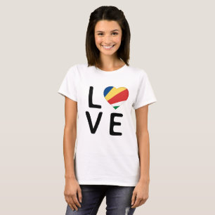 Love - Seychelles Flag T-Shirt