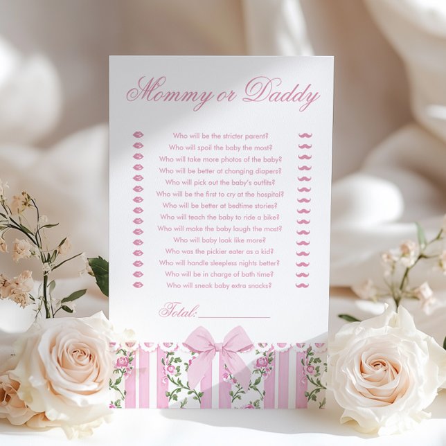 Love Shack Baby Mummy or Daddy Baby Shower game (Creator Uploaded)