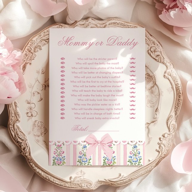 Love Shack Baby Mummy or Daddy Baby Shower game (Creator Uploaded)