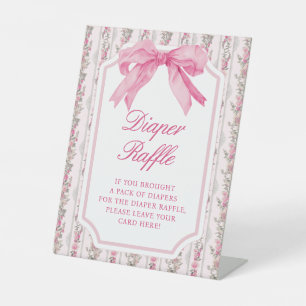 Love Shack Baby Shower Diaper Raffle Sign