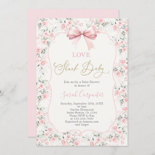 Love Shack Baby Shower Girl Invitation
