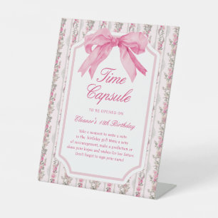 Love Shack Fancy One Birthday Time Capsule Sign