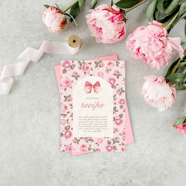 Love Shack Fiance Bridal Shower Recipe Enclosure Card (Creator Uploaded)