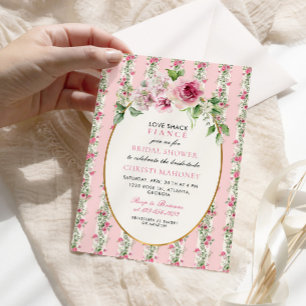 Love Shack Fiance Garden Bridal Shower Invitation
