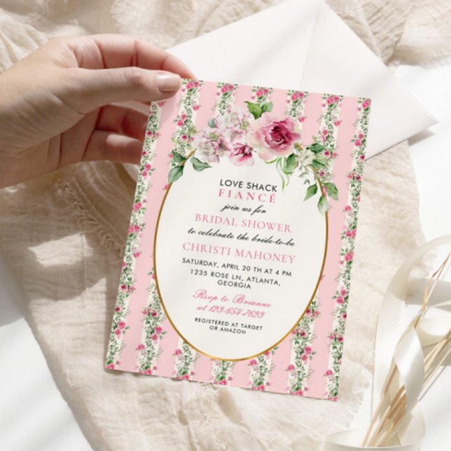 Love Shack Fiance Garden Bridal Shower Invitation (Creator Uploaded)