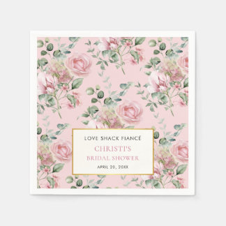 Love Shack Fiance Garden Party Bridal Shower Napkin