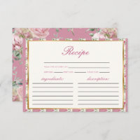 Love Shack Fiance Recipe Pink Bridal Shower