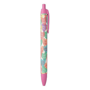 Love Shape Background Black Ink Pen