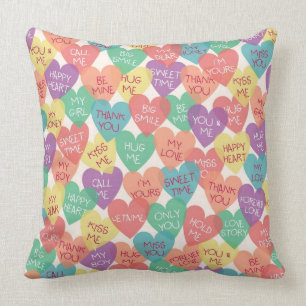 Love Shape Background Cushion
