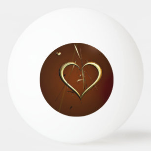Love Shards of Gold Ping Pong Balls