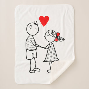 LOVE SHERPA BLANKET