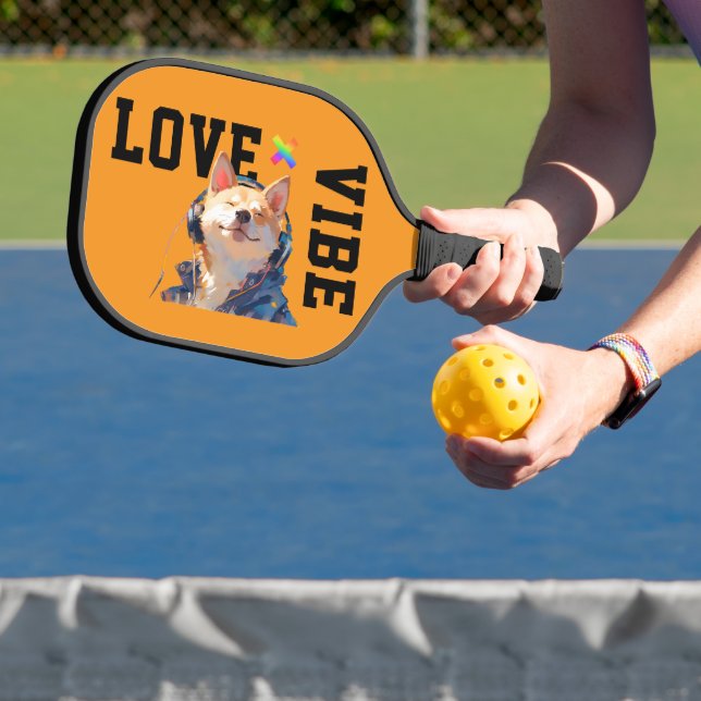 LOVE × SHIBA - Custom Pickleball Paddle (Insitu)