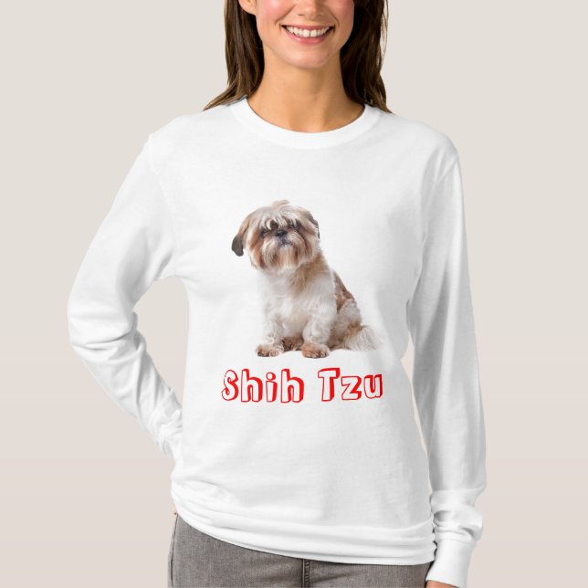 Love Shih Tzu Puppy Dog Tee Shirt (Front)