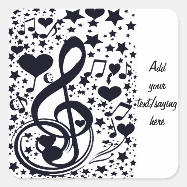 Love Shines_ Square Sticker (Front)