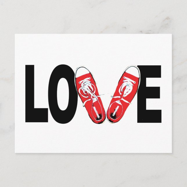 Love & Shoes Postcard (Front)