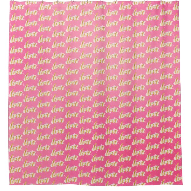 Love Shower Curtain (Front)