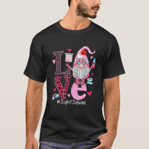 LOVE Sight Squad Cute Happy Valentine's Day Gnome T-Shirt