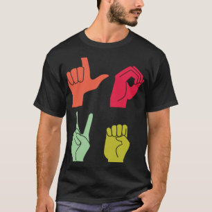 Love Sign ASL Deaf Pride T-Shirt