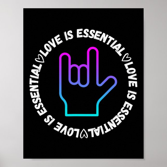 Love Sign Disability Awareness  (Front)