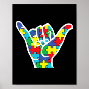 Love Sign Hand Autism Awareness 2022 Mum Dad Aunt 