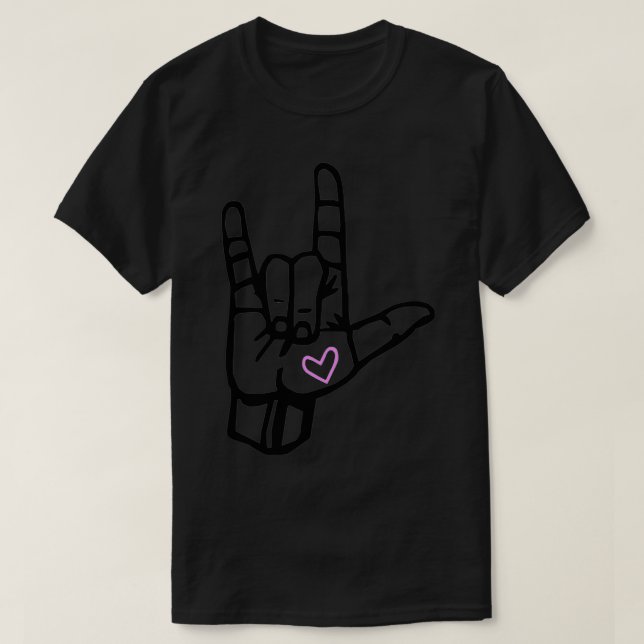 Love Sign Language 2 T-Shirt (Design Front)