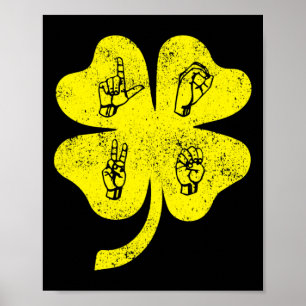Love Sign Language St Patrick's Day Deaf Awareness