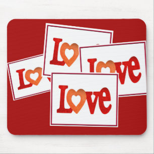 Love Sign Mouse Pad