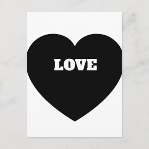 Love sign postcard
