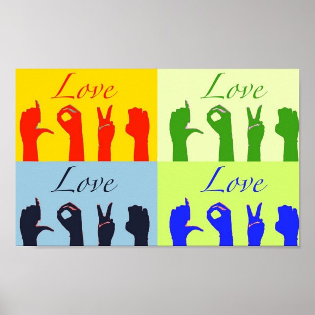 Love signs pop art (Front)