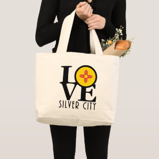 LOVE Silver City Large Tote Bag