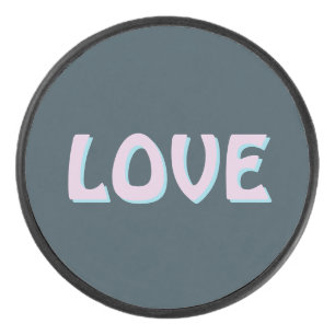 LOVE SIMPLE GIFT WOMEN GIRLFRIEND FRIEND HOCKEY PUCK