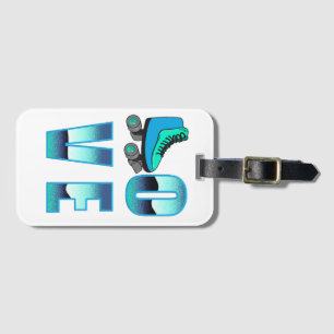 Love Skating Luggage Tag