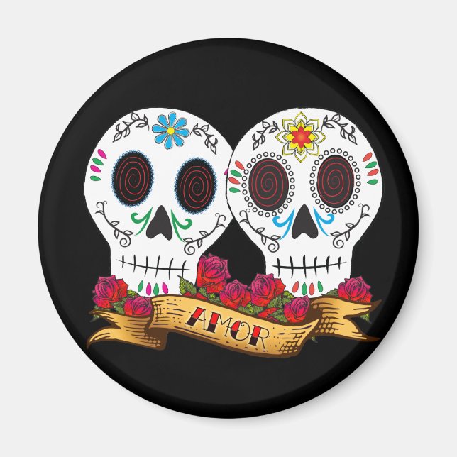 Love Skulls Magnet (Front)