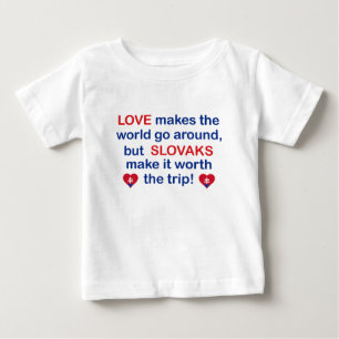 Love Slovaks Baby T-Shirt