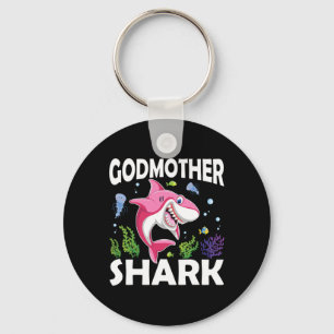 Love Smile Nice Fish Godmother Shark In The Sea  Key Ring