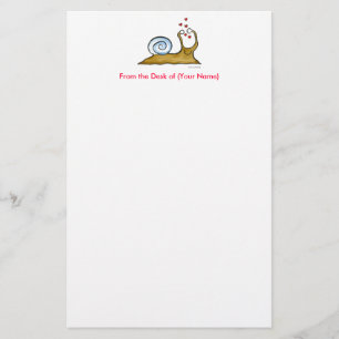 Love Snail Stationery