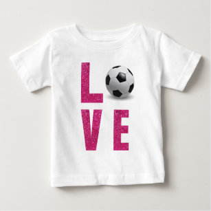 Love Soccer Baby T-Shirt