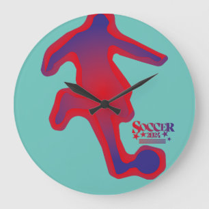 LOVE SOCCER BY MASANSER PIXELAT LARGE CLOCK