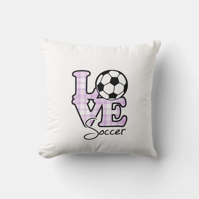 Love Soccer Cushion (Front)