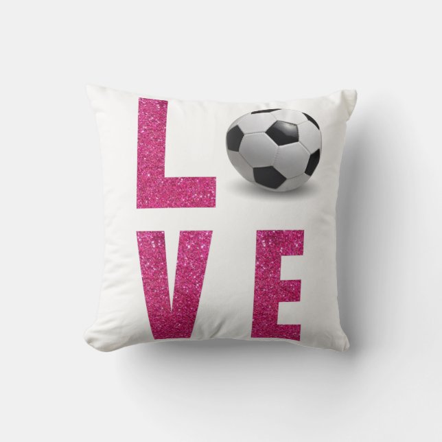 Love Soccer Cushion (Front)