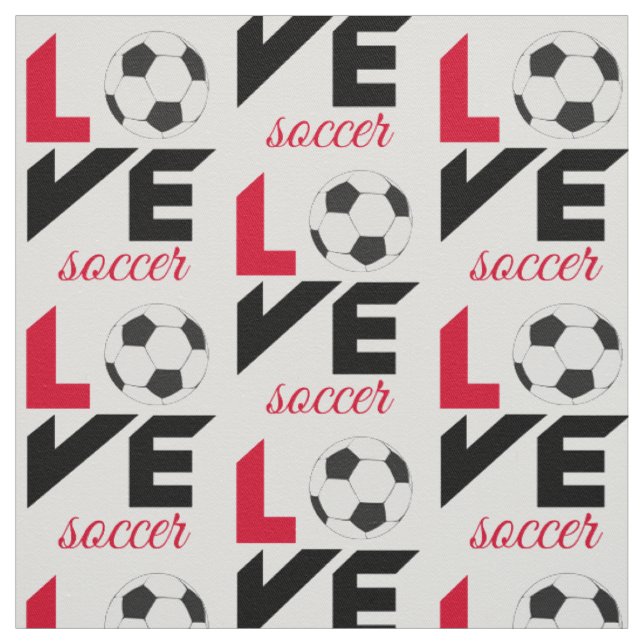 Love soccer fabric (Swatch)