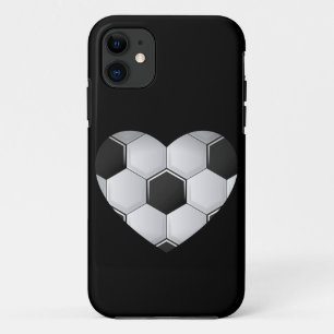 love soccer football heart sports athletic Case-Mate iPhone case