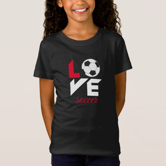 Love soccer T-Shirt (Front)