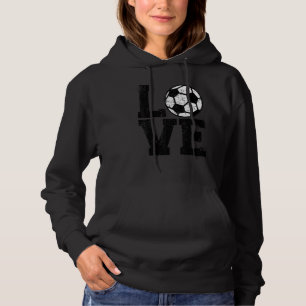 Love Soccer Vintage 1 Hoodie