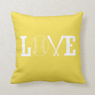 Love softball cushion