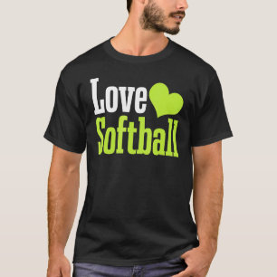 Love Softball Player Coach Sport Softball Bat 3 T-Shirt