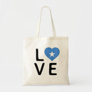 Love - Somalia Flag Tote Bag