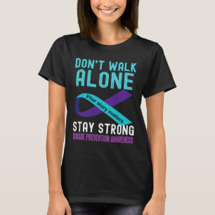 Love Someone Teal-purple Suicide Prevention Awaren T-Shirt